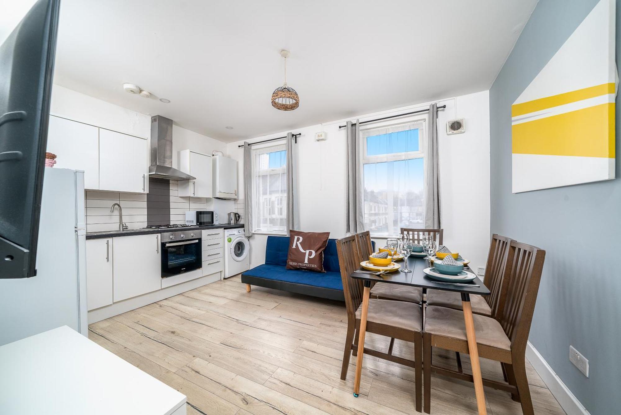Modern 2 Bed East London Home By Rebby Properties Sleeps 5 Near Canning Town Station Buitenkant foto